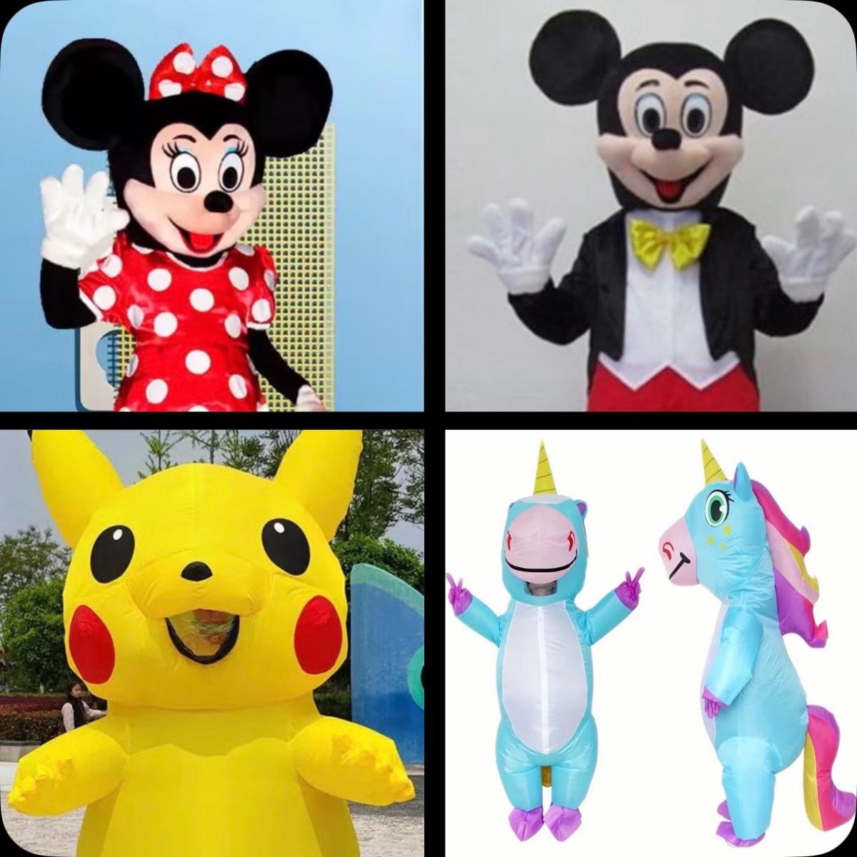 Mikke/Minnie-inspirert tegneseriefigur – maskotkostyme