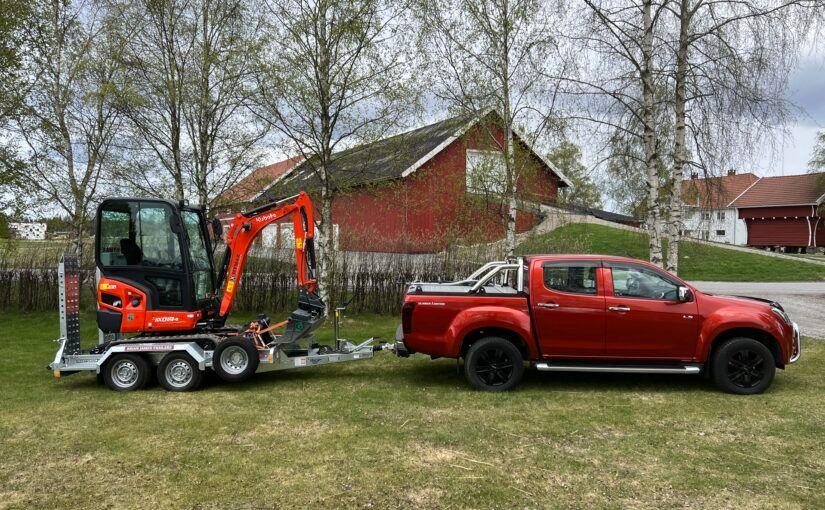 Kubota KX019-4 minigraver leies ut