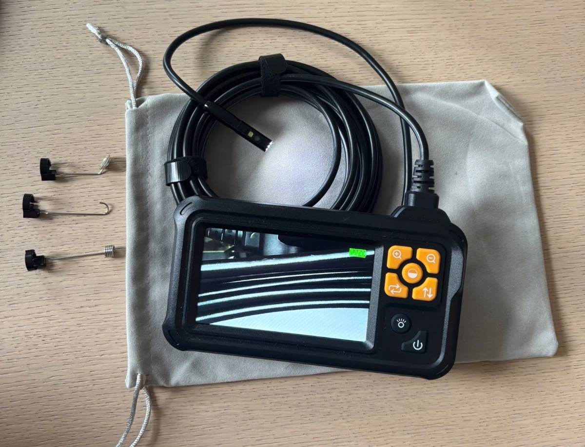 HD Inspeksjonskamera med stor 4,3” skjerm – 5m kabel til leie i Gamle Oslo